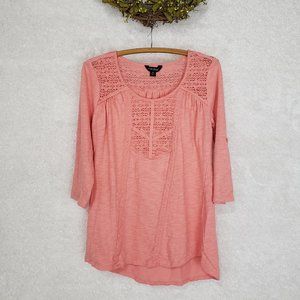 Lucky Brand Pink Blouse | Size M